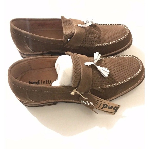Bed StuTassel Shoes Mens Size 11 M Brown Skowkroft SlipOn Loafer Fringe